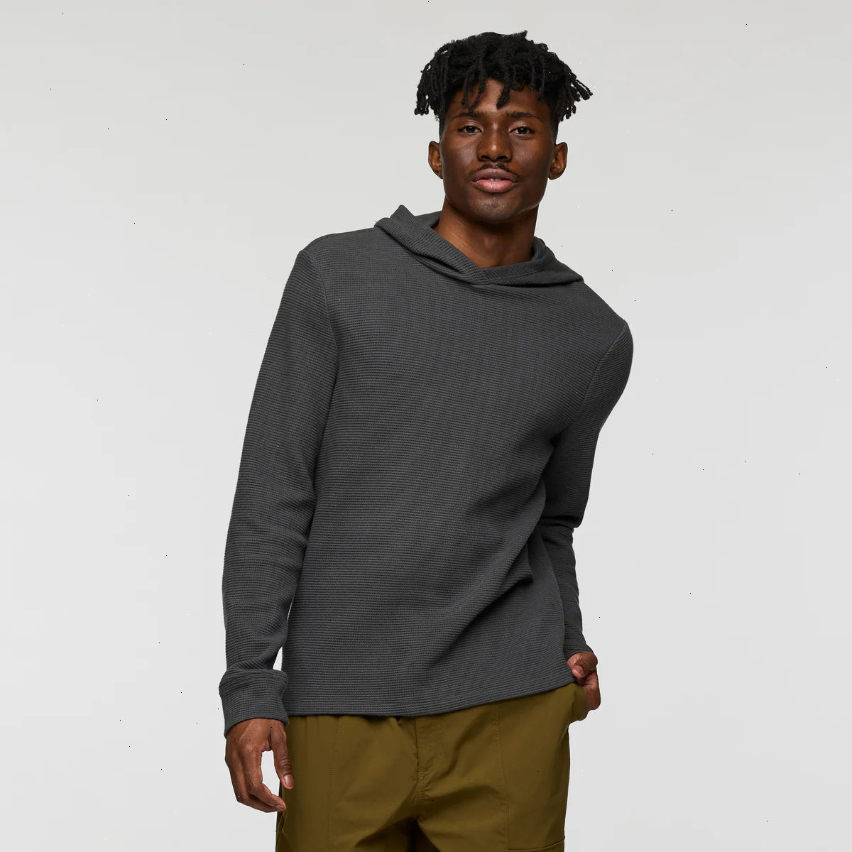 Atajo Long-Sleeve Waffle Hoodie - Men's